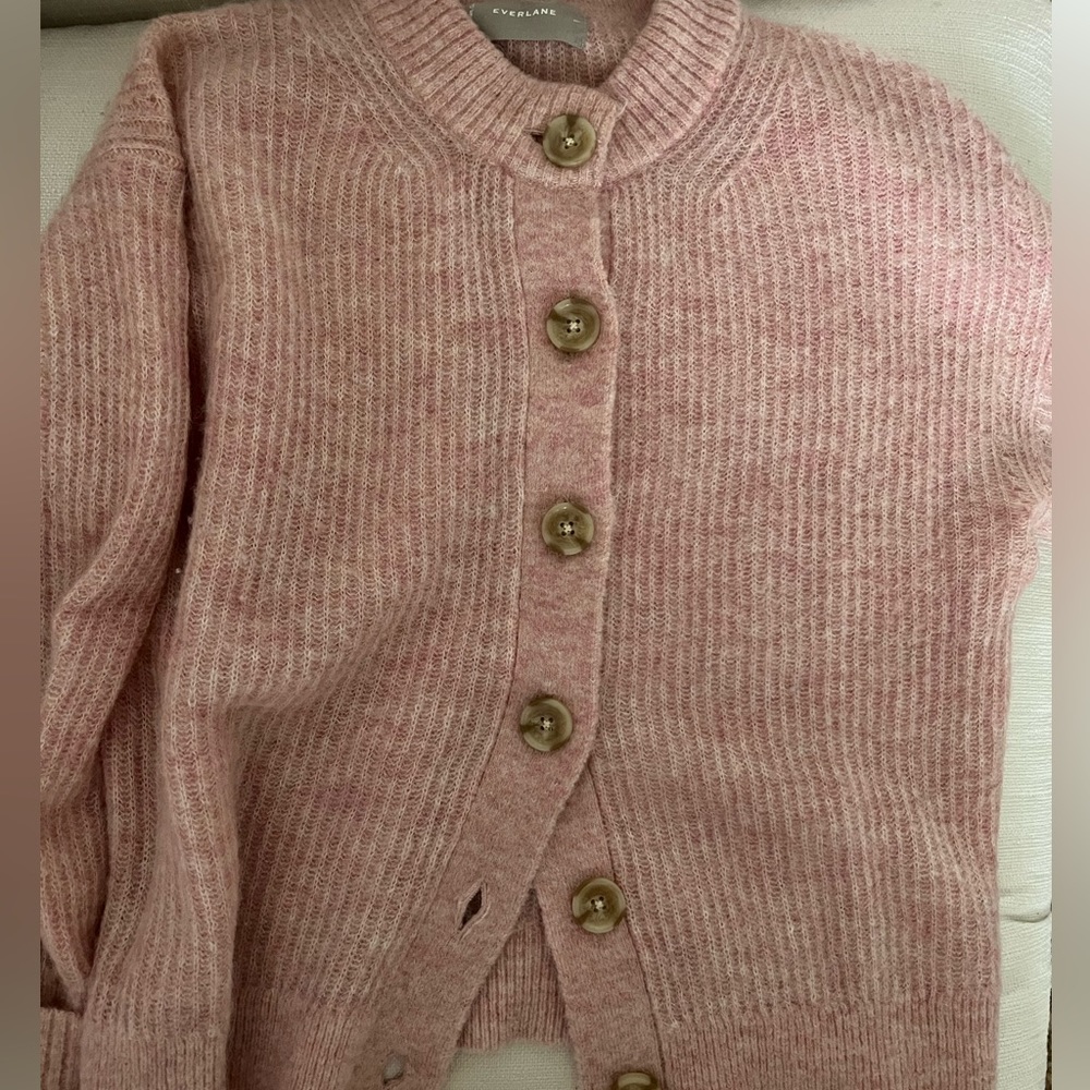 Everlane Alpaca cardigan- pink